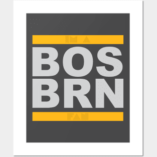 Boston Hockey Fan | BOS BRN Posters and Art